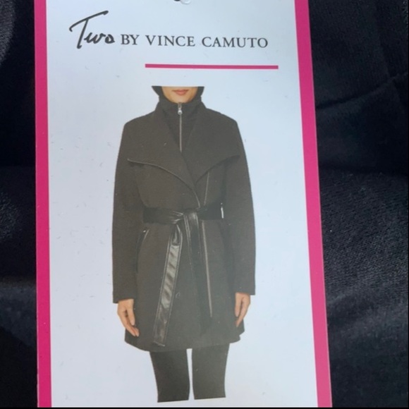 Two By Vince Camuto Women’s Belted Knit Wrap Jacket - Picture 4 of 4
